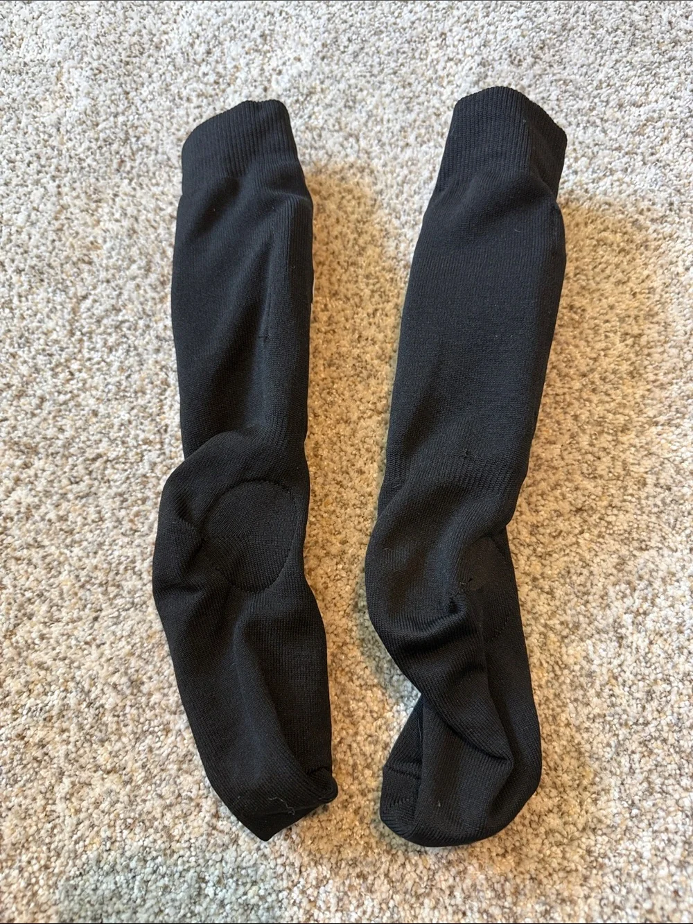 DSG Youth Ocala Black Soccer Shin Socks Removable Guards Size S